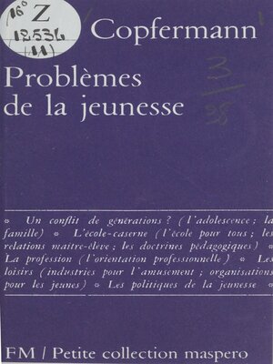 cover image of Problèmes de la jeunesse